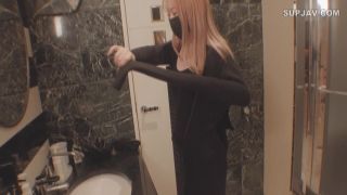 Punk deepthroats and gags on a desk by young dick asian blowjob swallow